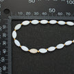 White Jade Beaded Chain Necklace