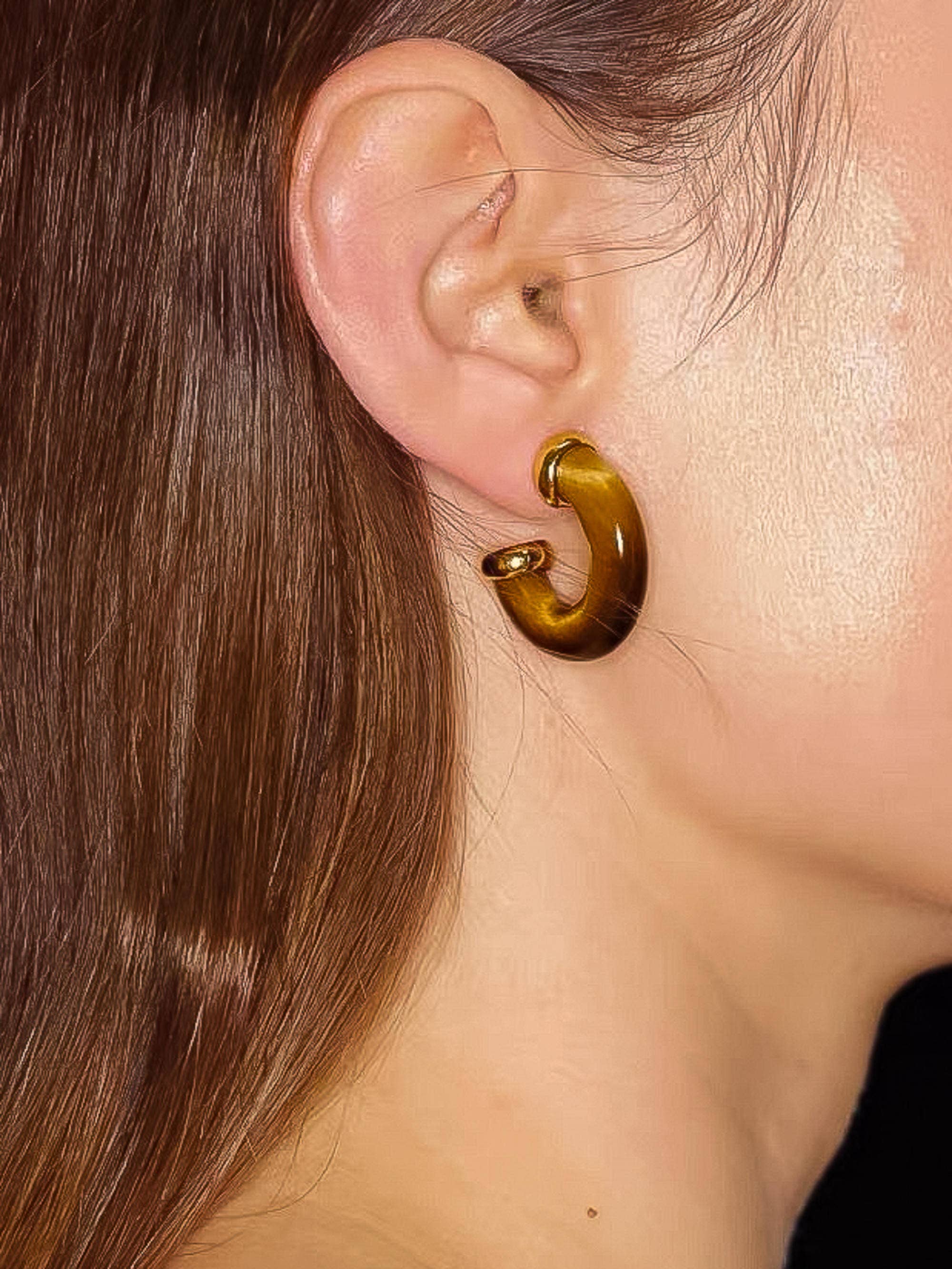 Quinnley 18K Gold Earring