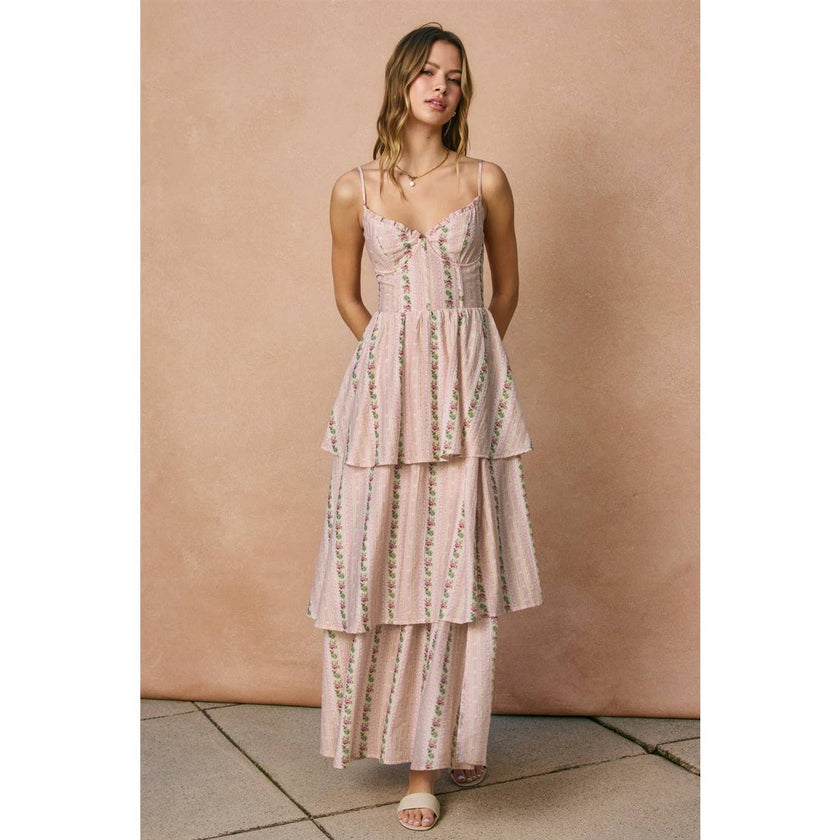 Tea Party Tiered Maxi