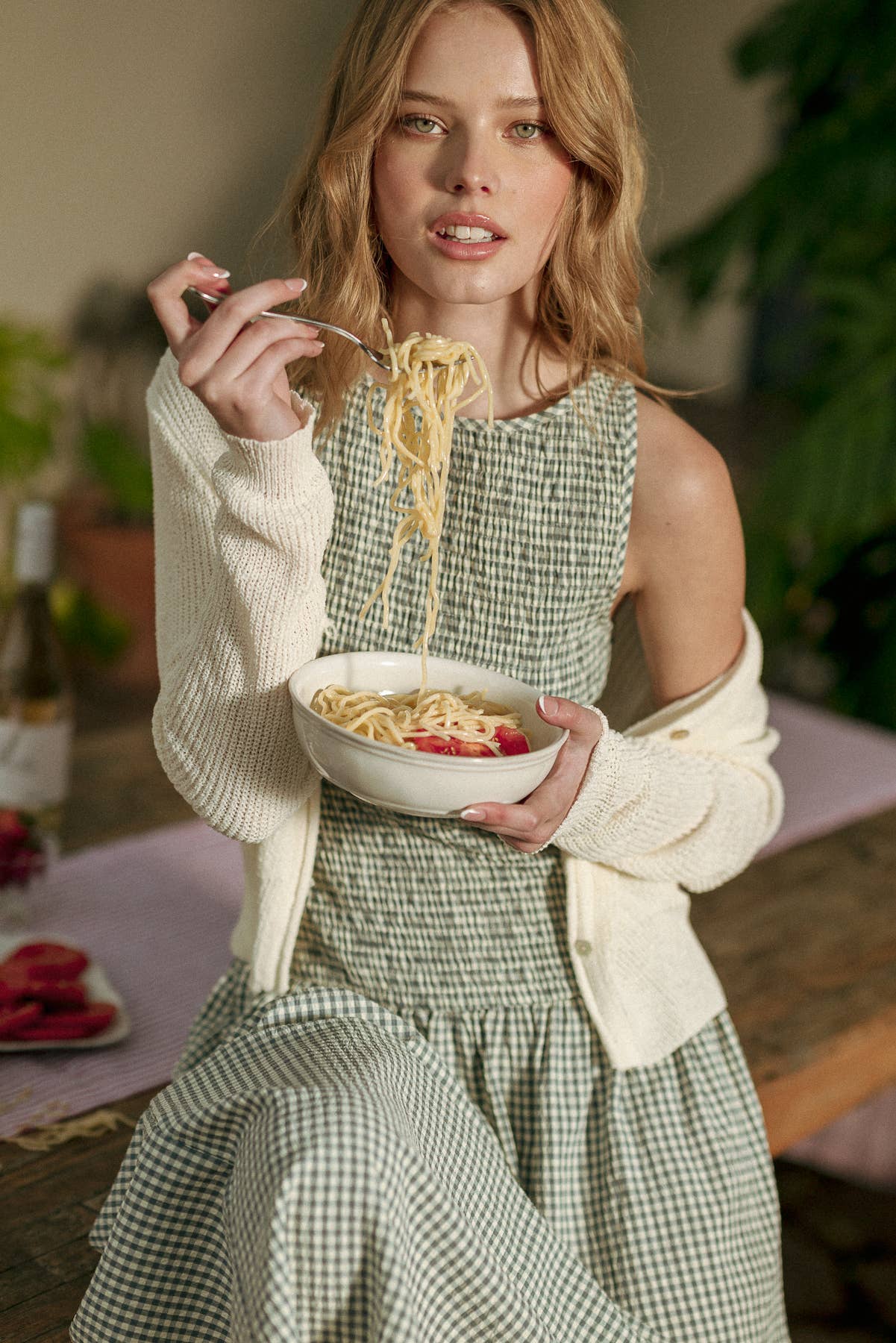 Off the Vine Midi Dress