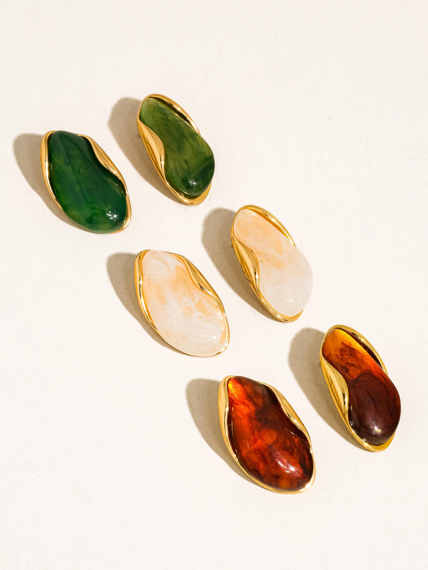 Maélie Gold Plated Earrings