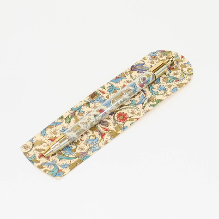Florentine Pen With Matching Bookmark, Italian Stationery