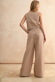 Aperol Button Vest
