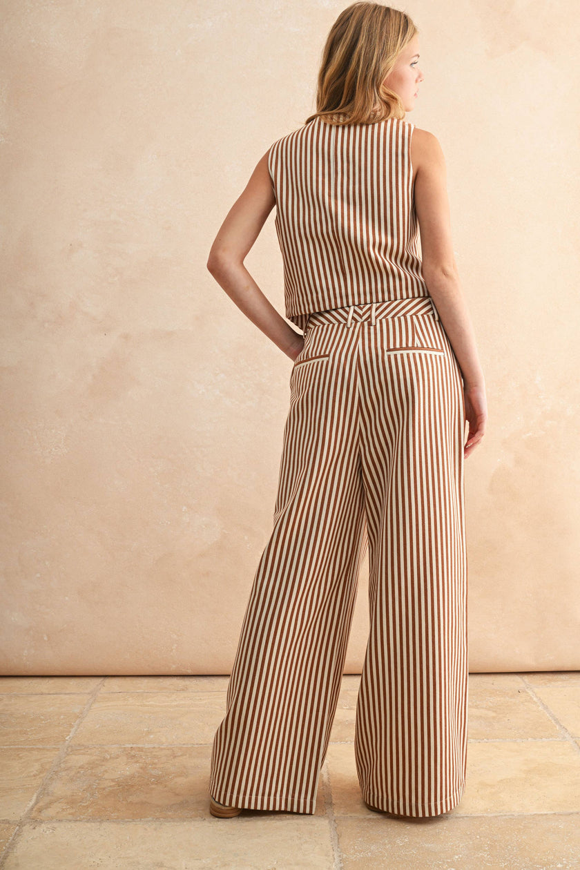 Aperol Button Vest