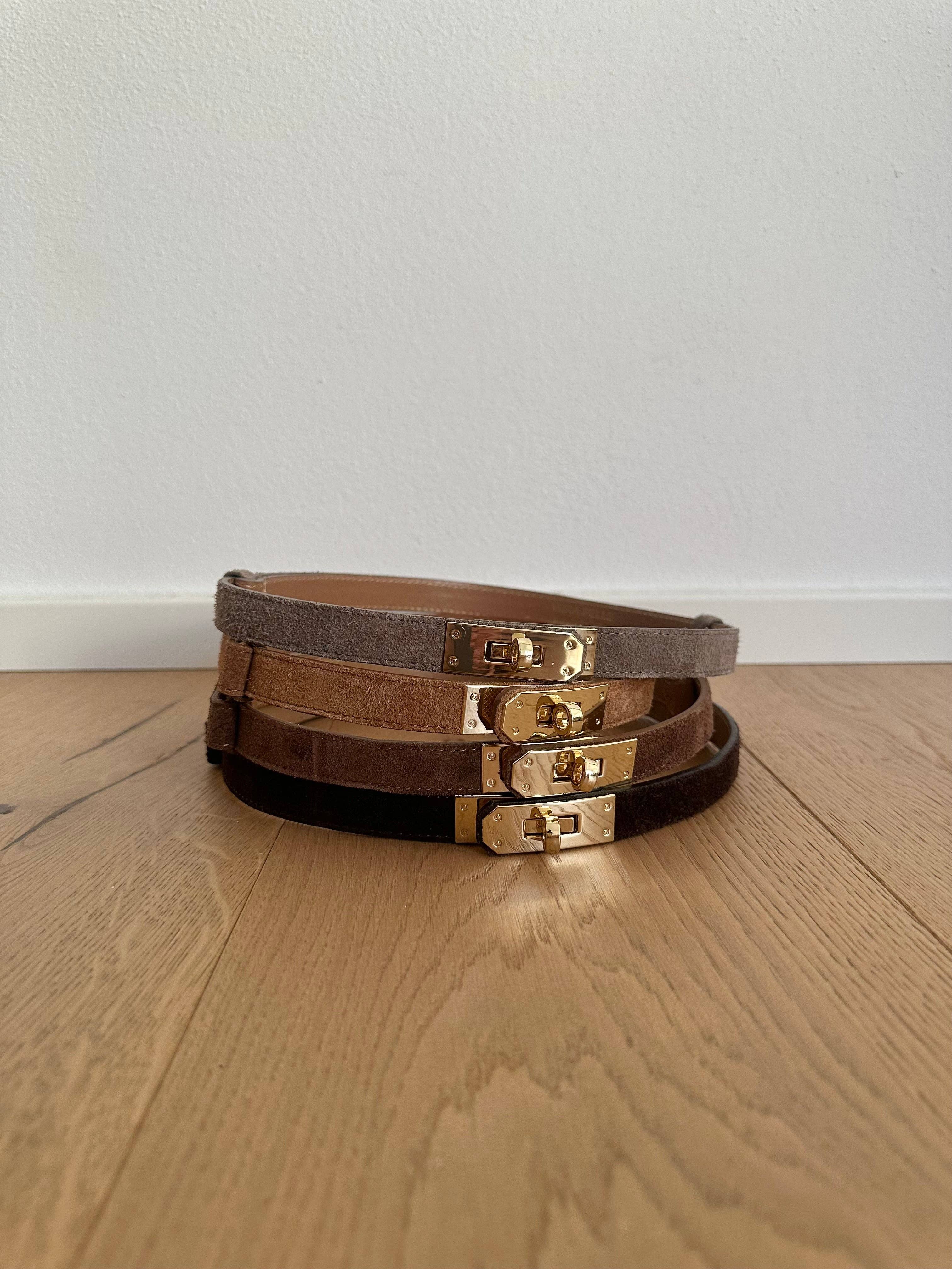 Genuine Suede Leather Belts