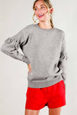 Linden Cable & Fringe Knit Sweater