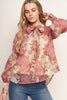 Florentine Tie Neck Blouse