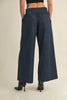 Back Binding Denim Pants