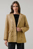 Tamary Tweed Vesta Collared Blazer
