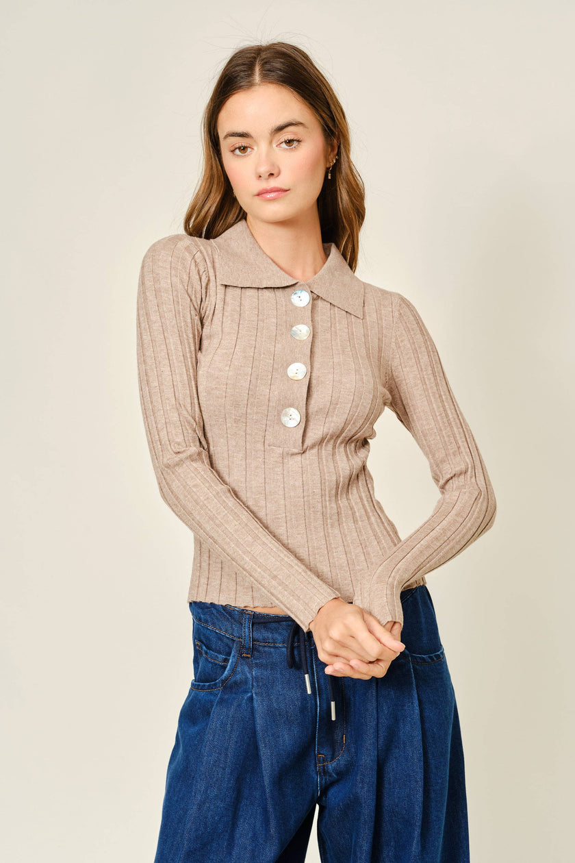 Vintner Ribbed Polo