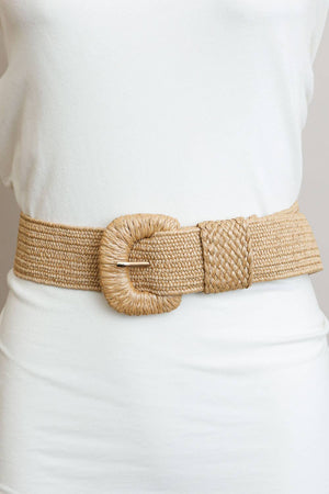 Raffia Inspired Belt