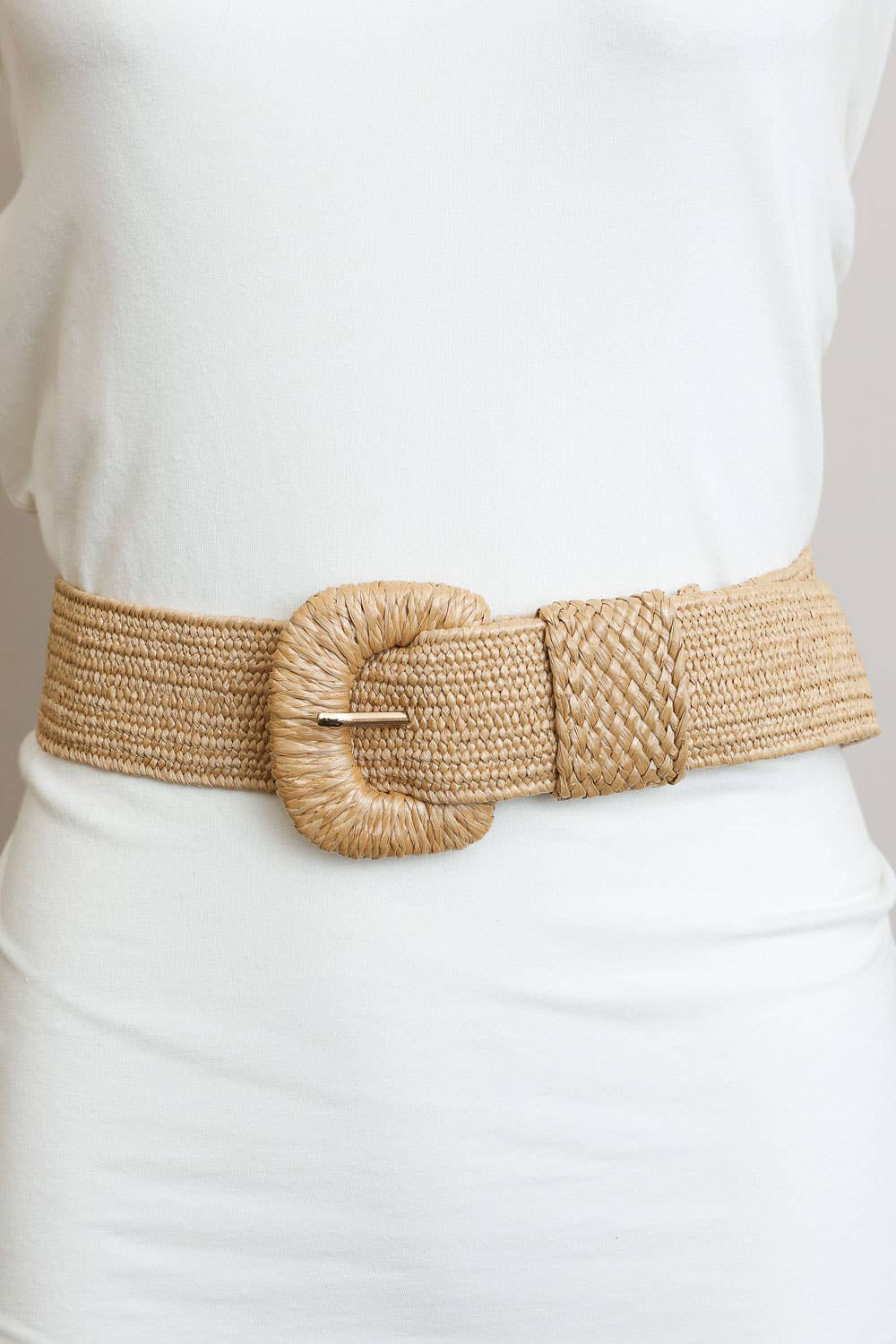 Raffia Inspired Belt
