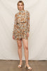 Long Sleeve Mock Neck Mini Dress