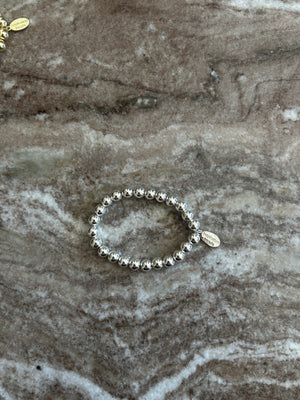 8mm Plated Hematite Bracelet