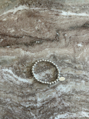 6mm Plated Hematite Bracelet