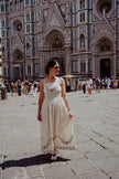 Embroidered Eyelet Dress
