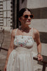 Embroidered Eyelet Dress
