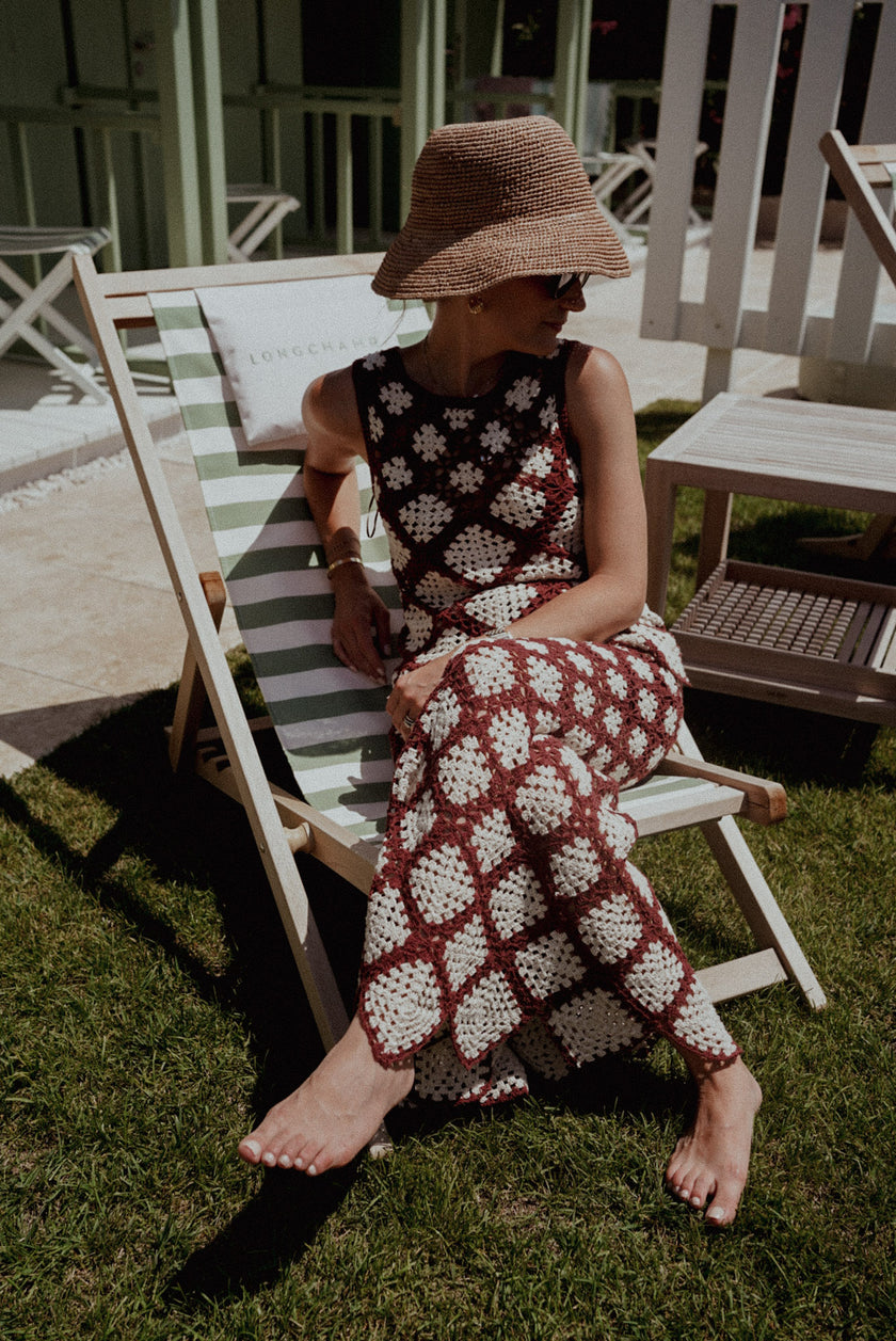 Brown & Cream Crochet Set