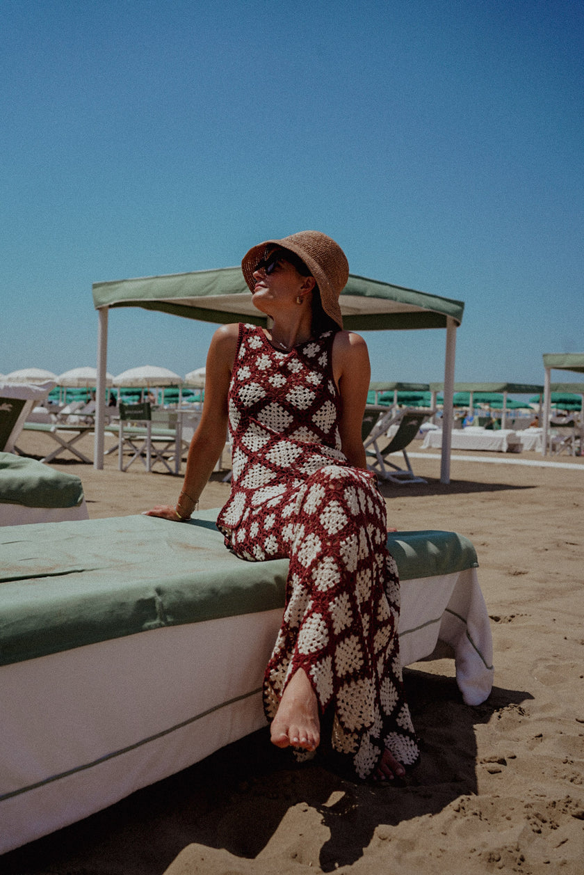 Brown & Cream Crochet Set