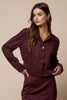 The Merlot Suede Jacket