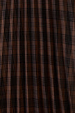 Plaid Pleated Midi Skirt