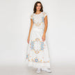 Heirloom Garden Embroidered Midi Skirt