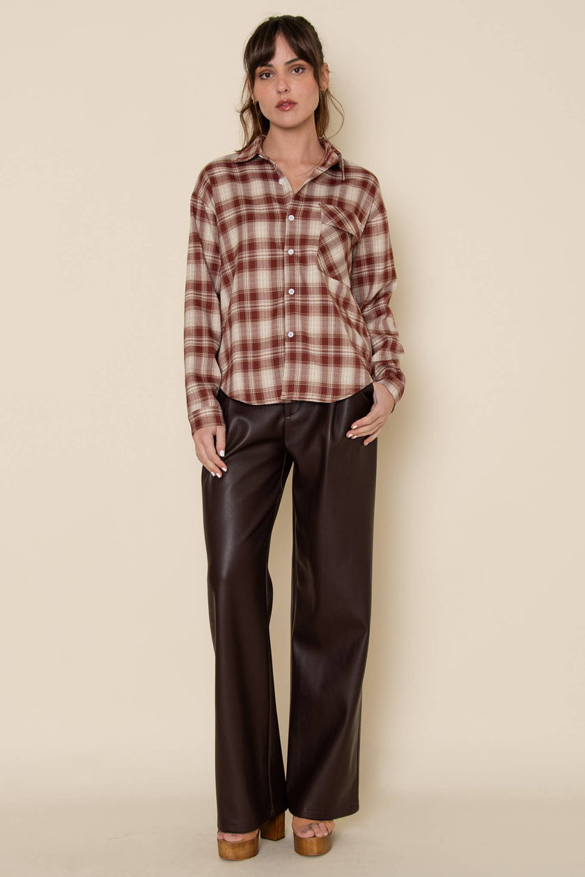 Calabria Vegan Leather Pant