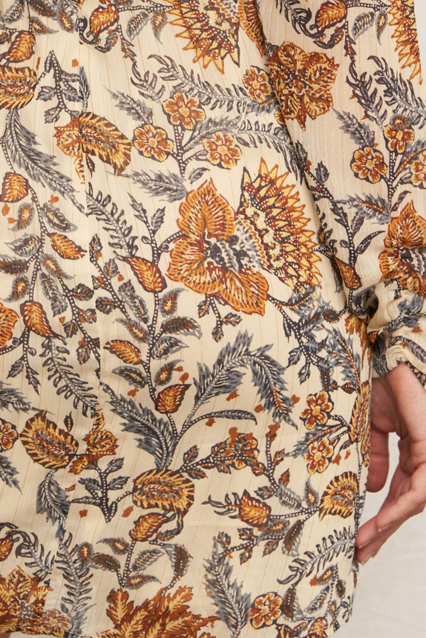 Long Sleeve Mock Neck Mini Dress