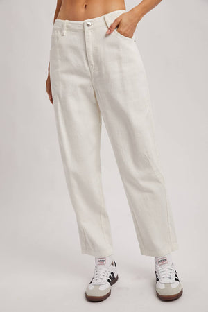 Barrel Fit Mid-Rise Jeans