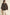 Button Closure Cape Cardigan | Espresso