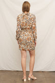 Long Sleeve Mock Neck Mini Dress