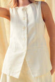 The White Sands Linen Top