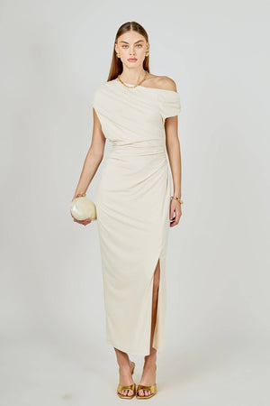 Panna Fresca Off Shoulder Dress