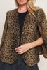 Brown Leopard Capelet