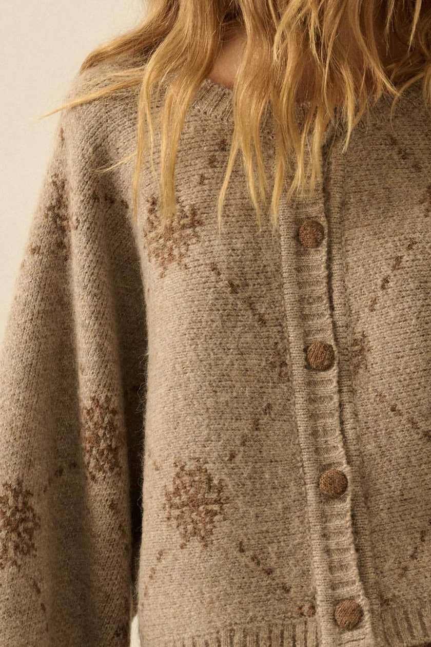 Snowflake Dolman Cardigan