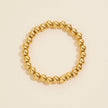 Beaded Gold Dip Stainless Steel Stretch Bracelet