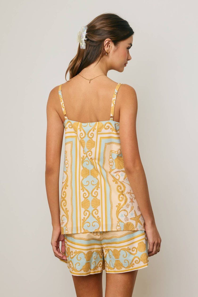 Ocean Heirloom Belted Trouser Shorts