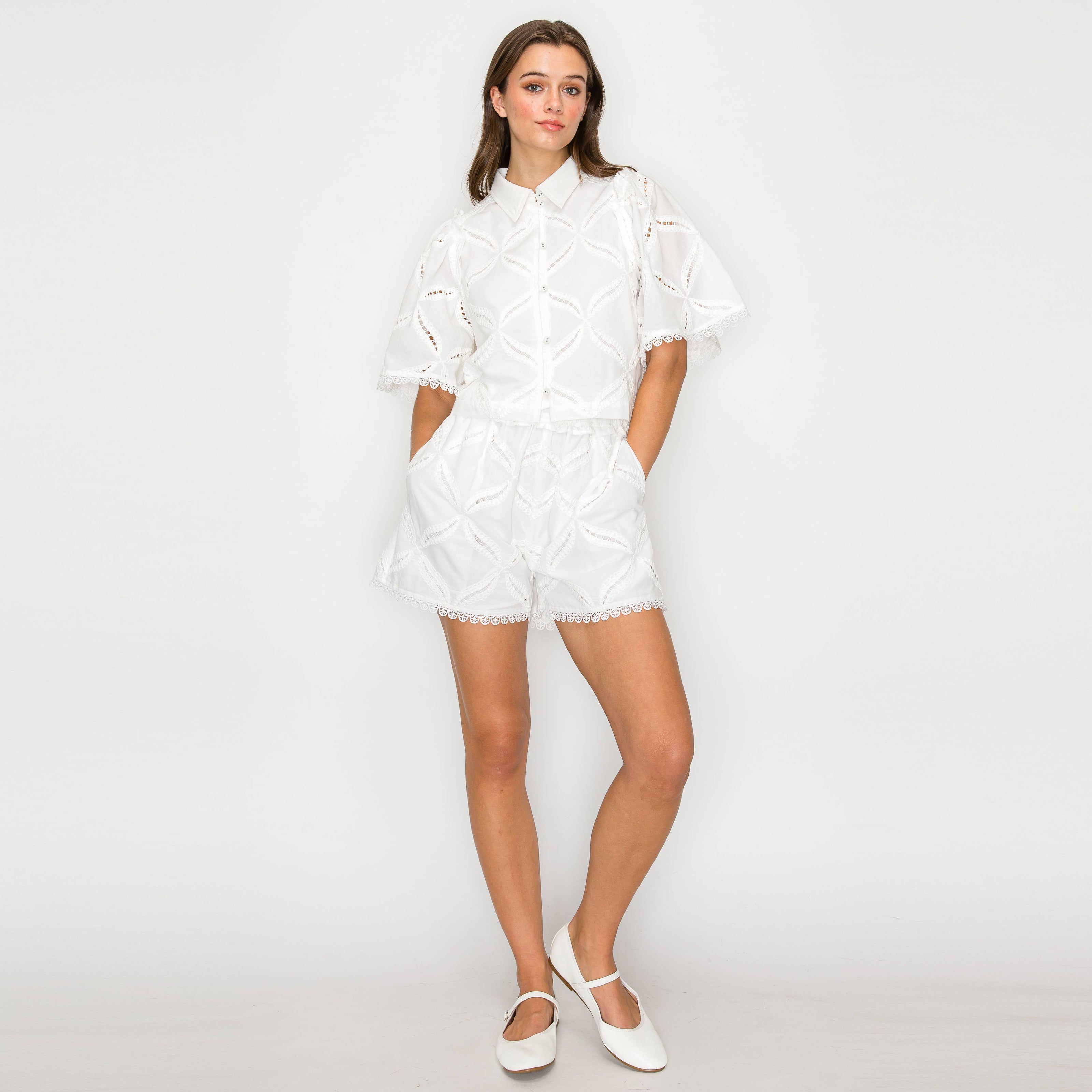 Pure White Cotton Shirt