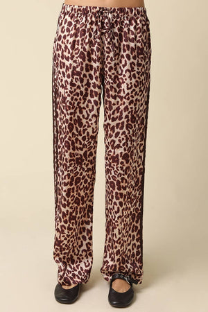 Stella Leopard Satin Pants
