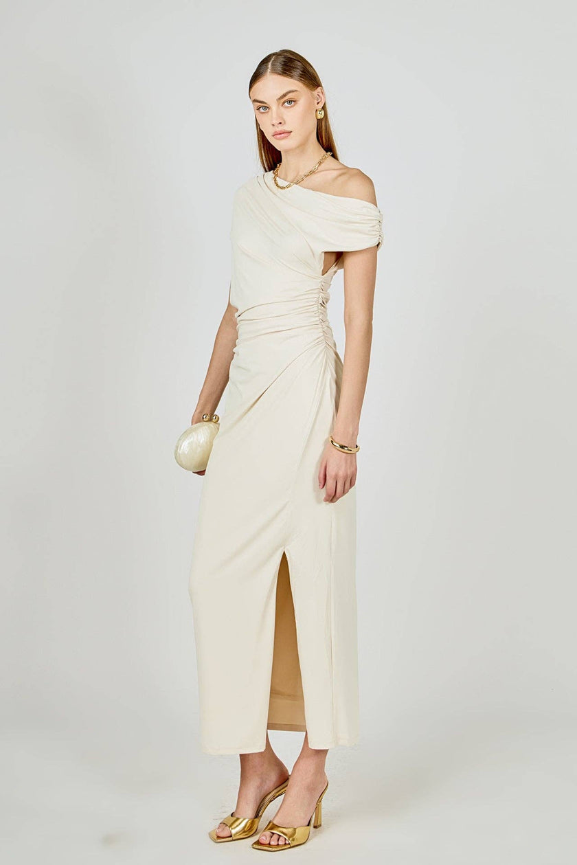 Panna Fresca Off Shoulder Dress