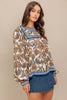 Printed Woven Top