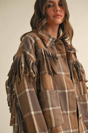 Wool Fringe Palid Jacket