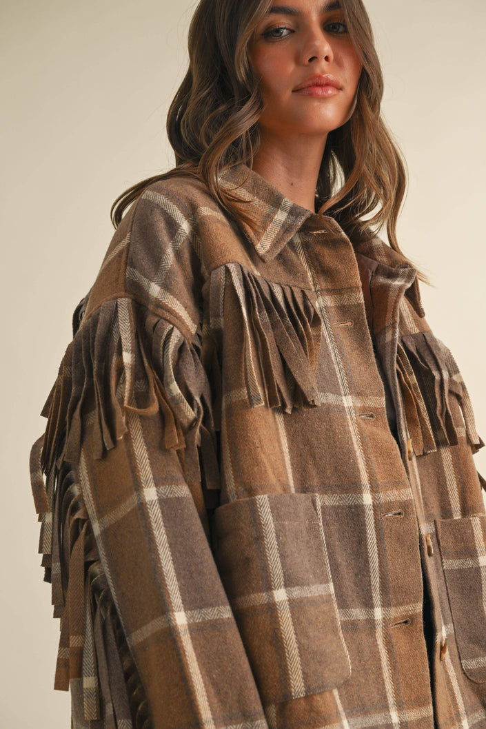 Wool Fringe Palid Jacket