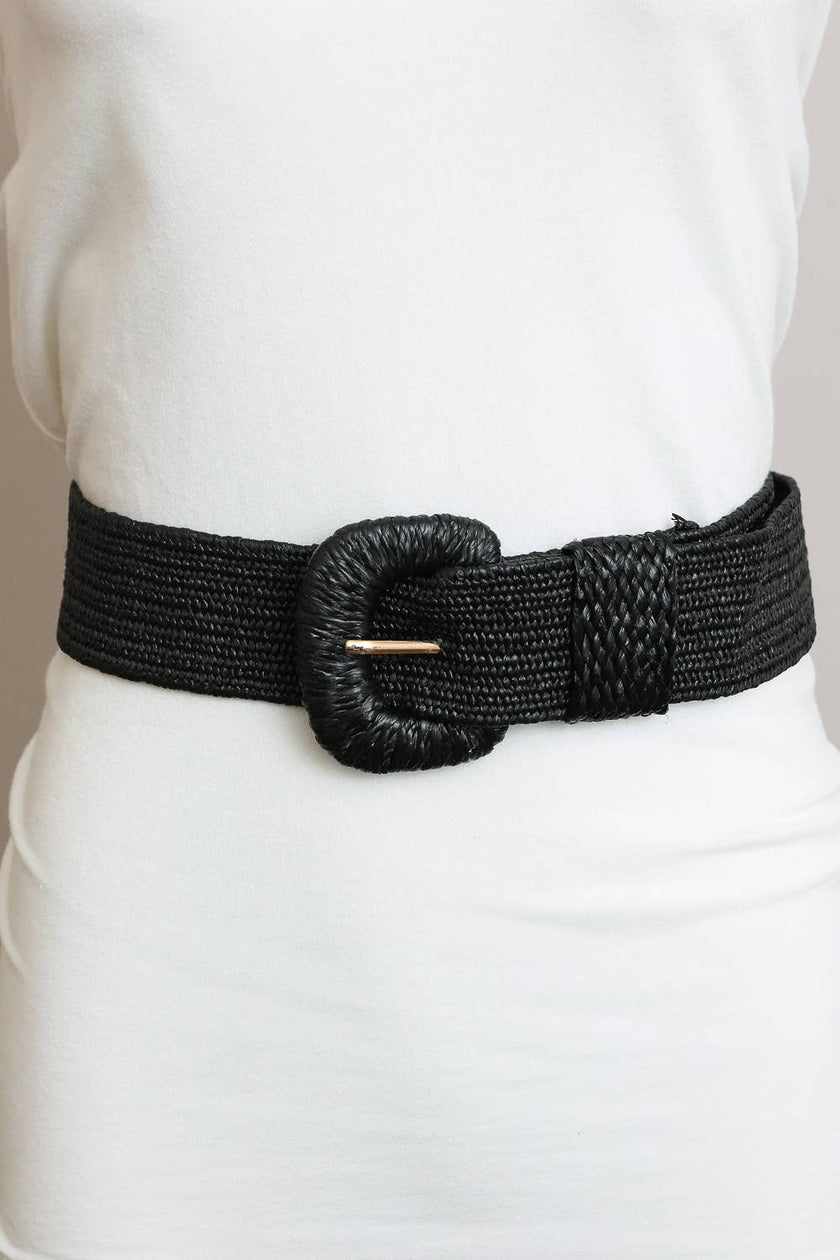 Raffia Inspired Belt