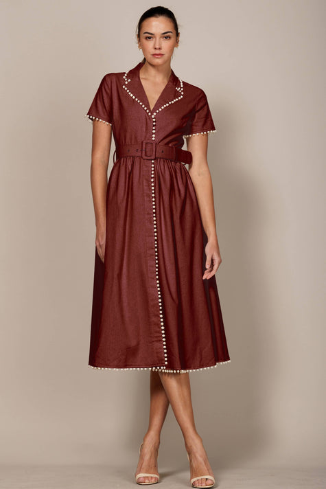 The Vivienne Pearl Midi