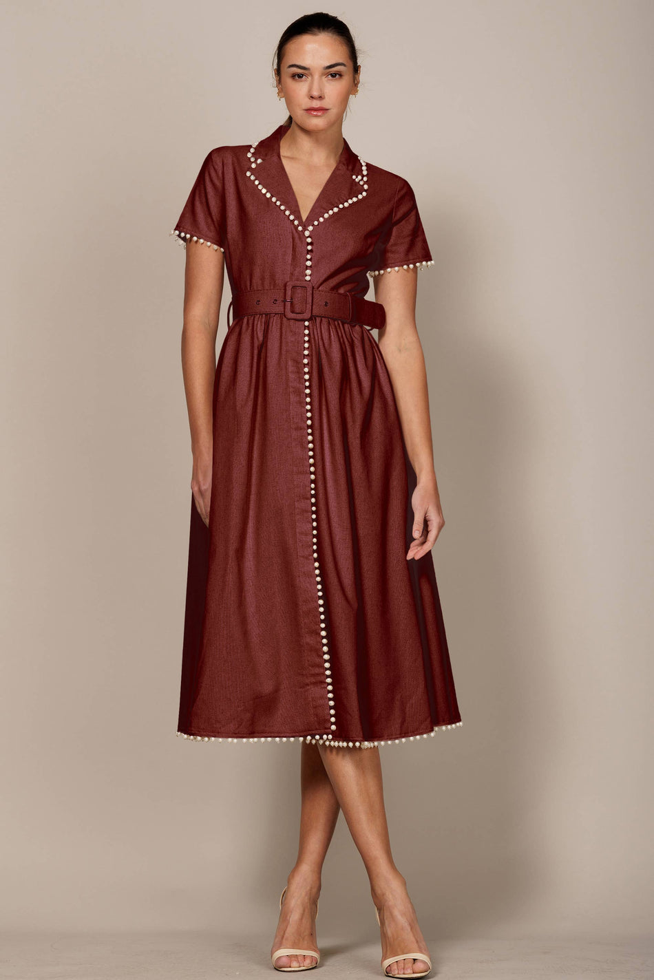 The Vivienne Pearl Midi