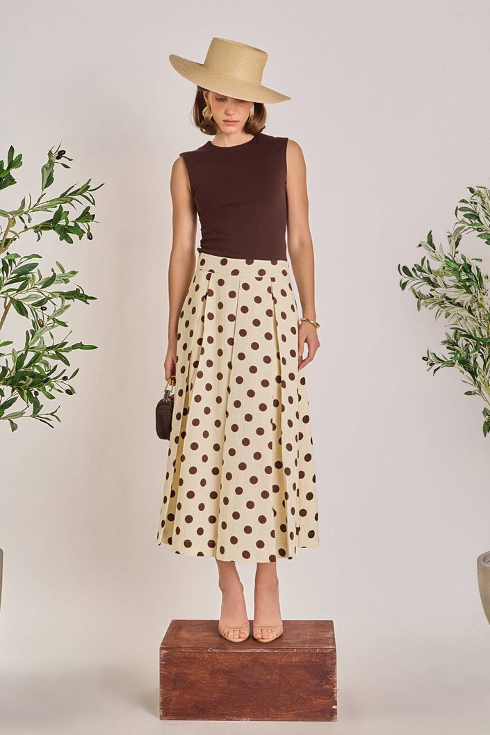 The Colette Polka Dot Skirt