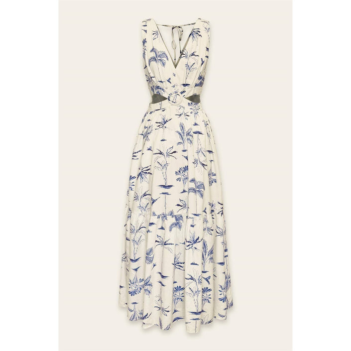 Oceanica O Ring Cutout Midi Dress