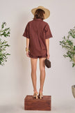 the Midnight Lace Linen Lace Shirt