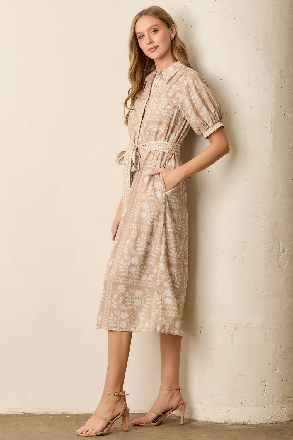 Amalia Belted Day Dress
